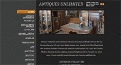 Desktop Screenshot of antiquesunlimited.com